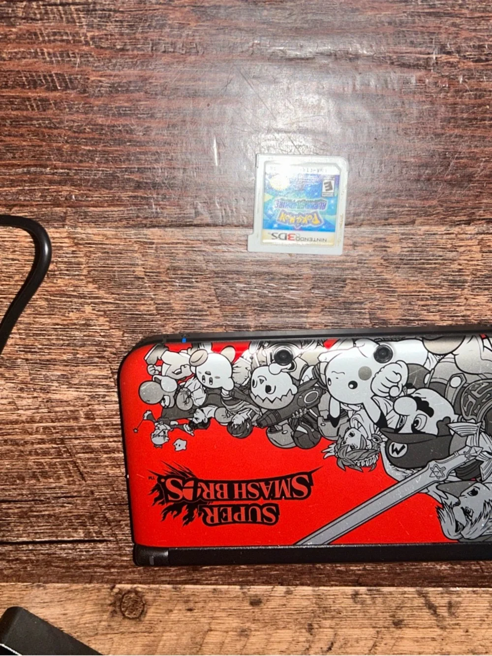 Nintendo Red & Black Super Smash Bros. Themed Handheld Console Shell